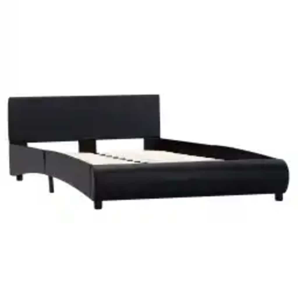 Giroletto con LED Nero in Similpelle 140x200 cm | homemem39