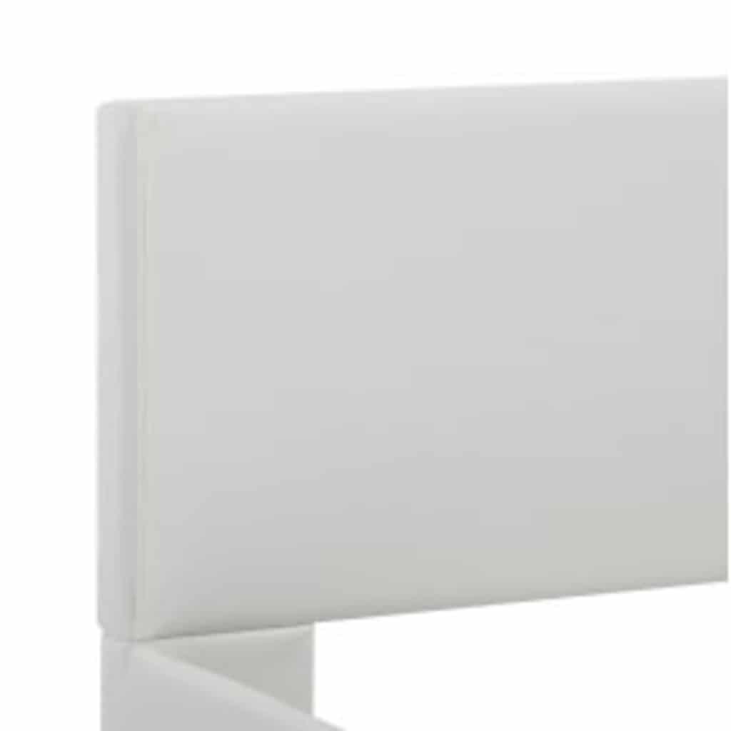 Giroletto con LED senza Materasso Bianco in Similpelle 90x200cm | homemem39