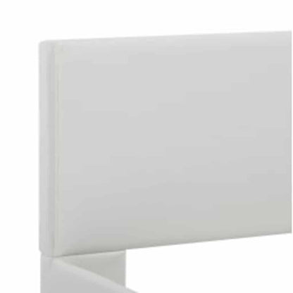 Giroletto con LED senza Materasso Bianco in Similpelle 90x200cm | homemem39