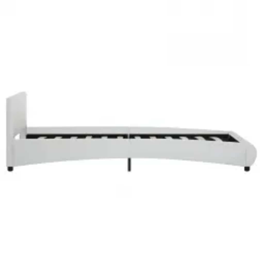 Giroletto con LED Bianco in Similpelle 100x200 cm | homemem39