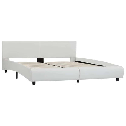 Giroletto con LED Bianco in Similpelle 160x200 cm | homemem39