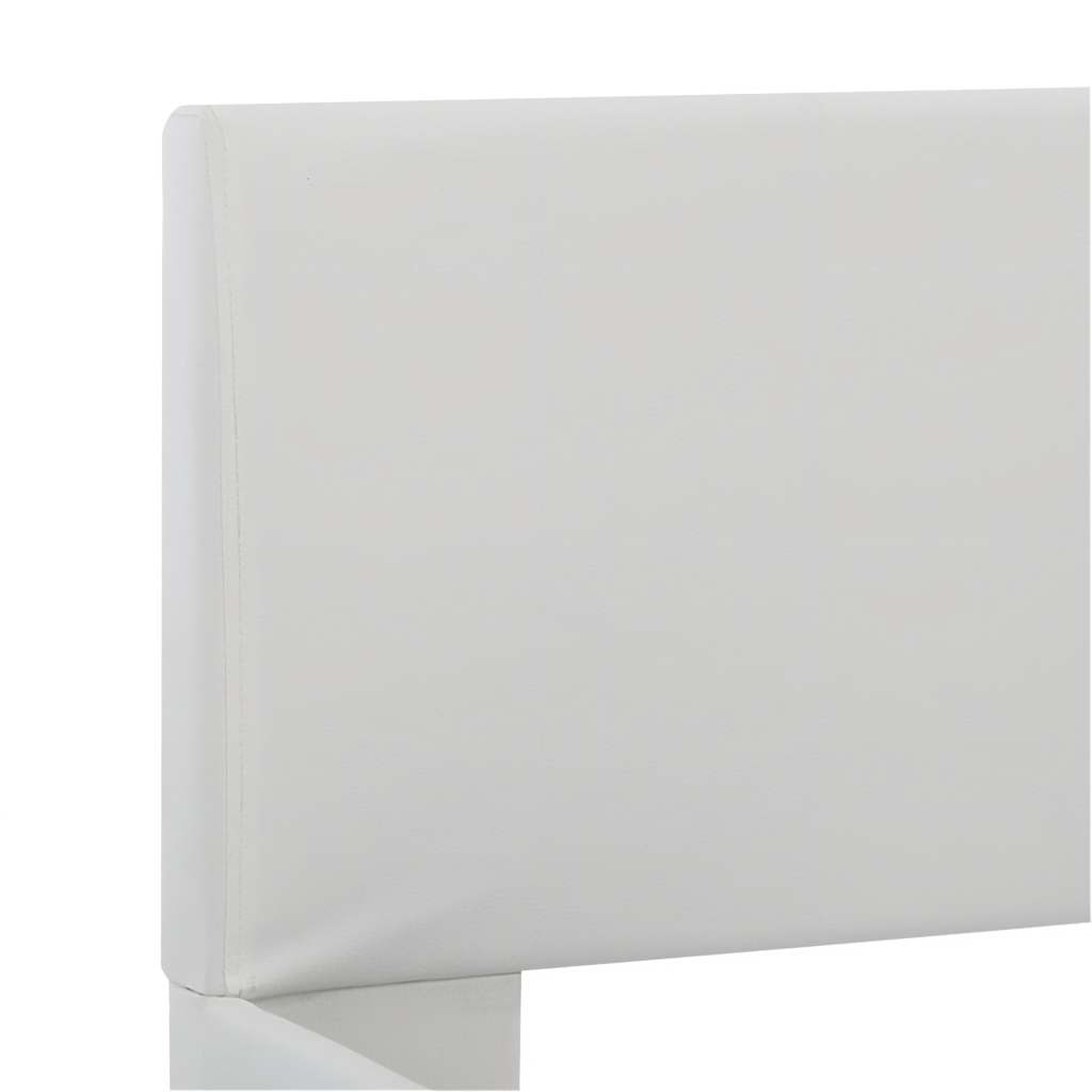 Giroletto con LED Bianco in Similpelle 160x200 cm | homemem39
