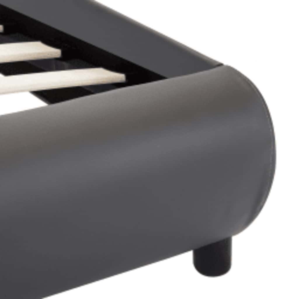 Giroletto con LED Grigio in Similpelle 100x200 cm | homemem39