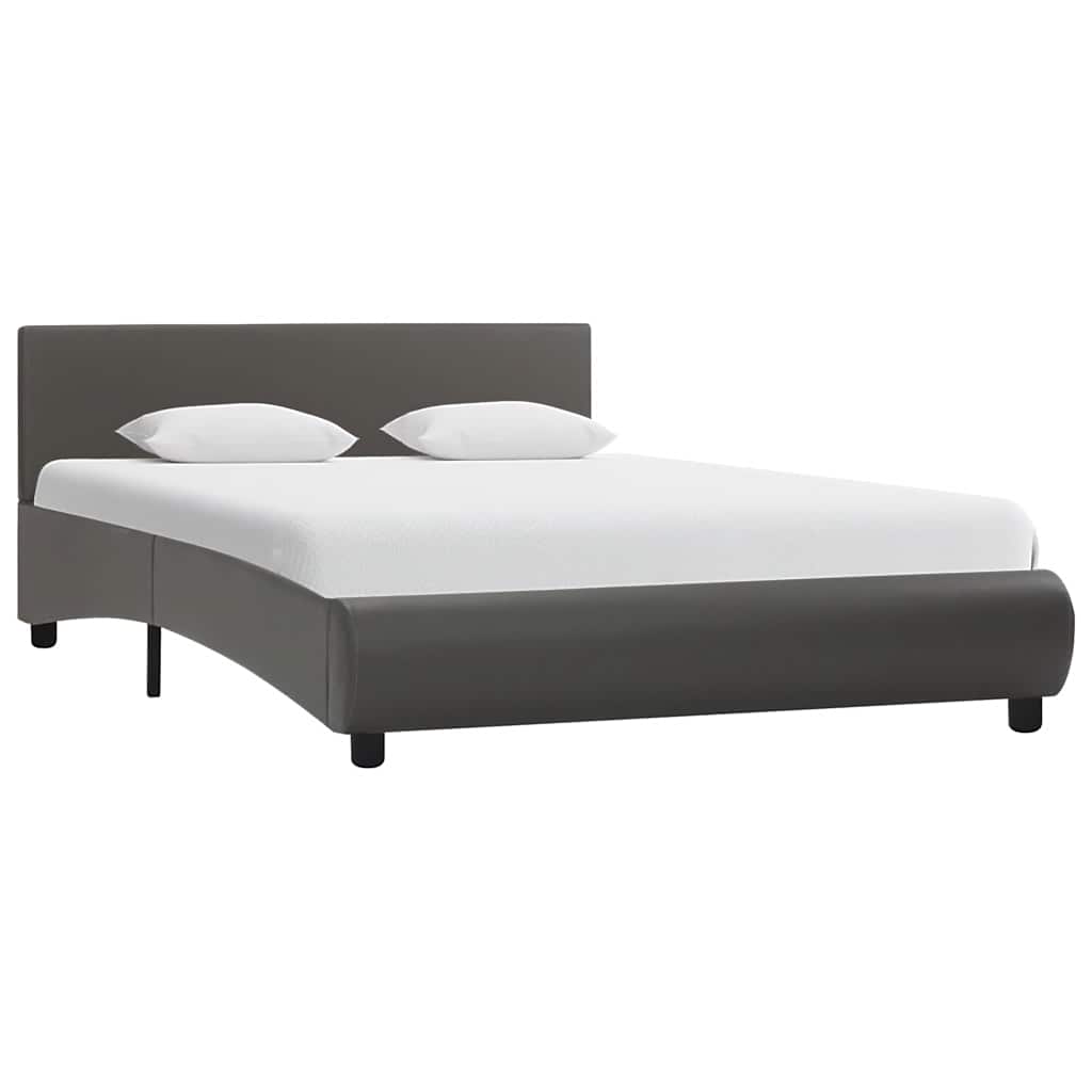 Giroletto con LED Grigio in Similpelle 120x200 cm | homemem39