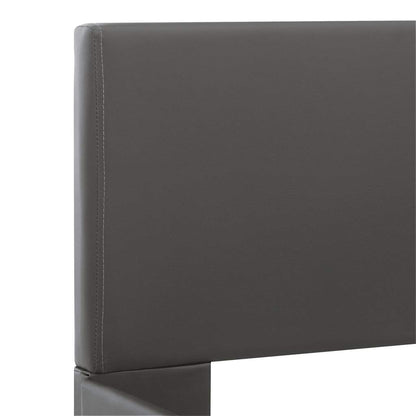 Giroletto con LED Grigio in Similpelle 120x200 cm | homemem39