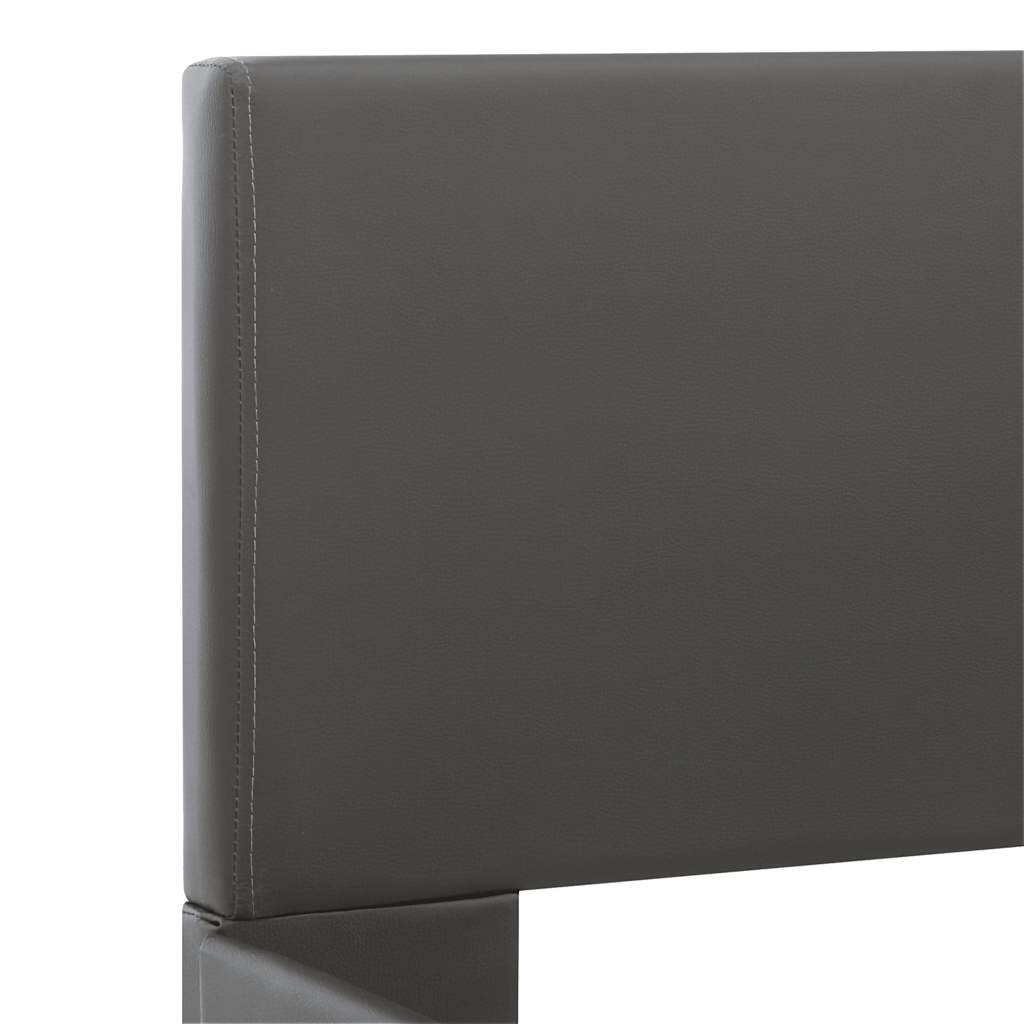 Giroletto con LED Grigio in Similpelle 120x200 cm