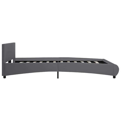 Giroletto con LED Grigio in Similpelle 180x200 cm | homemem39