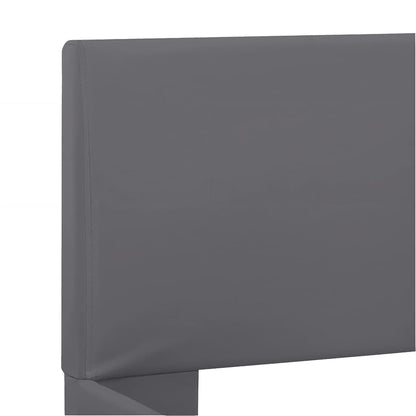 Giroletto con LED Grigio in Similpelle 180x200 cm | homemem39