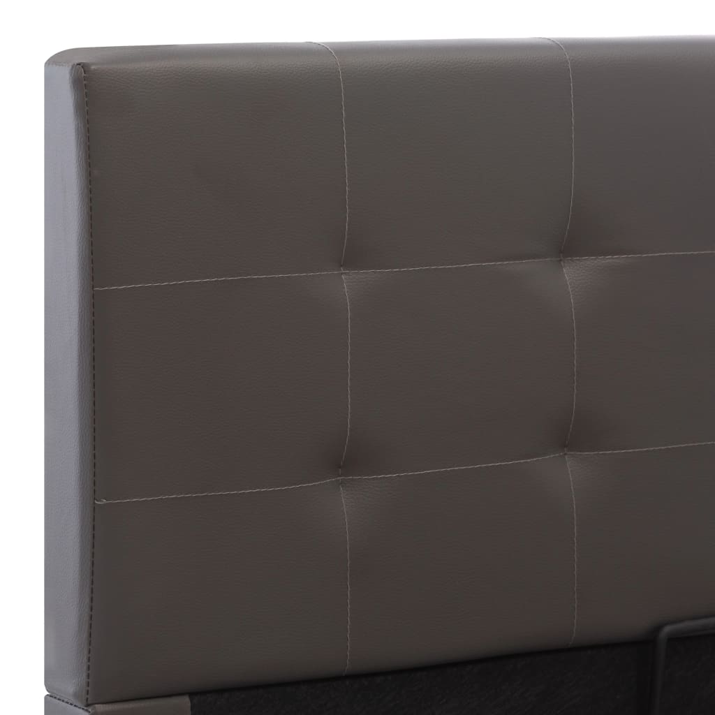 Giroletto Contenitore Idraulico Grigio Similpelle 140x200cm | homemem39