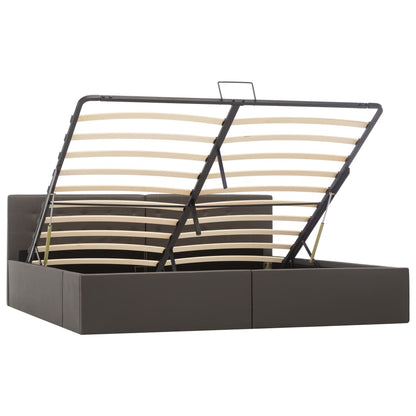 Giroletto Contenitore Idraulico Grigio Similpelle 180x200cm | homemem39