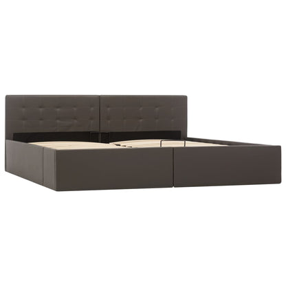 Giroletto Contenitore Idraulico Grigio Similpelle 180x200cm | homemem39