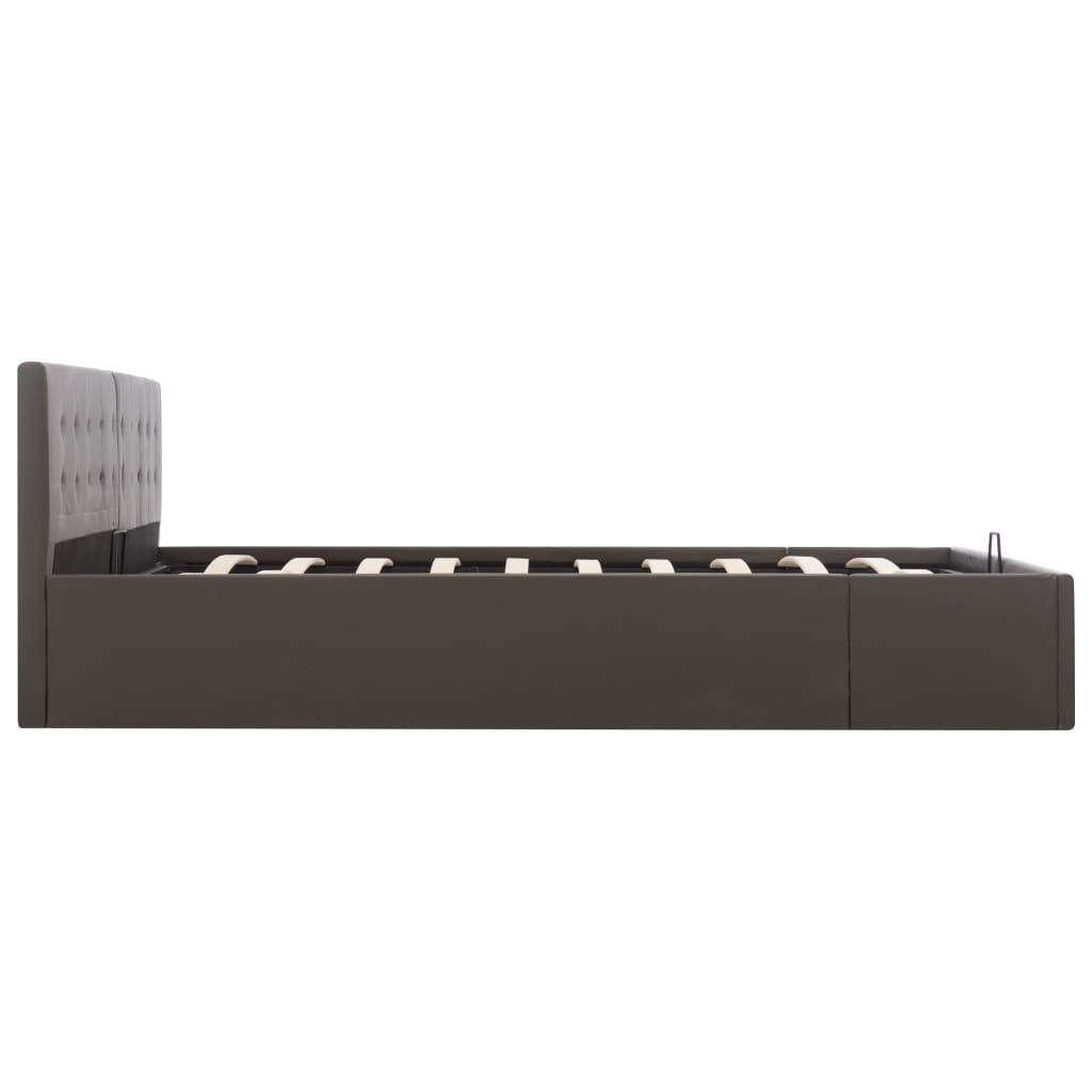 Giroletto Contenitore Idraulico Grigio Similpelle 180x200cm | homemem39
