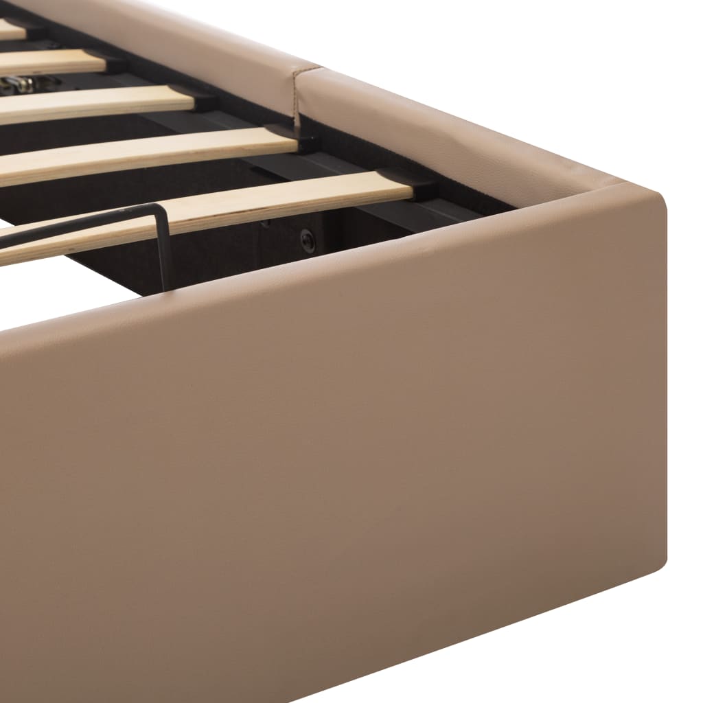 Giroletto Idraulico Contenitore Cappuccino Similpelle 140x200cm | homemem39