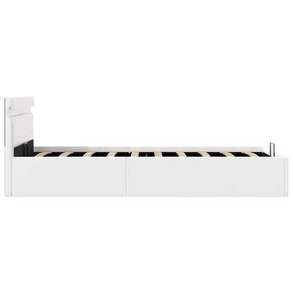 Giroletto Contenitore Idraulico LED Similpelle 90x200 cm