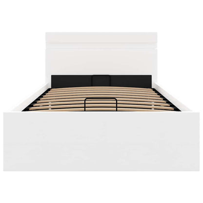 Giroletto Contenitore Idraulico LED Bianco Similpelle 100x200cm | homemem39