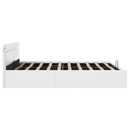 Giroletto Contenitore Idraulico LED Bianco Similpelle 180x200cm | homemem39