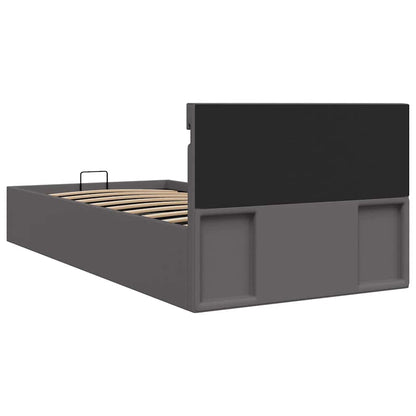 Giroletto Contenitore Idraulico LED Grigio Similpelle 100x200cm | homemem39