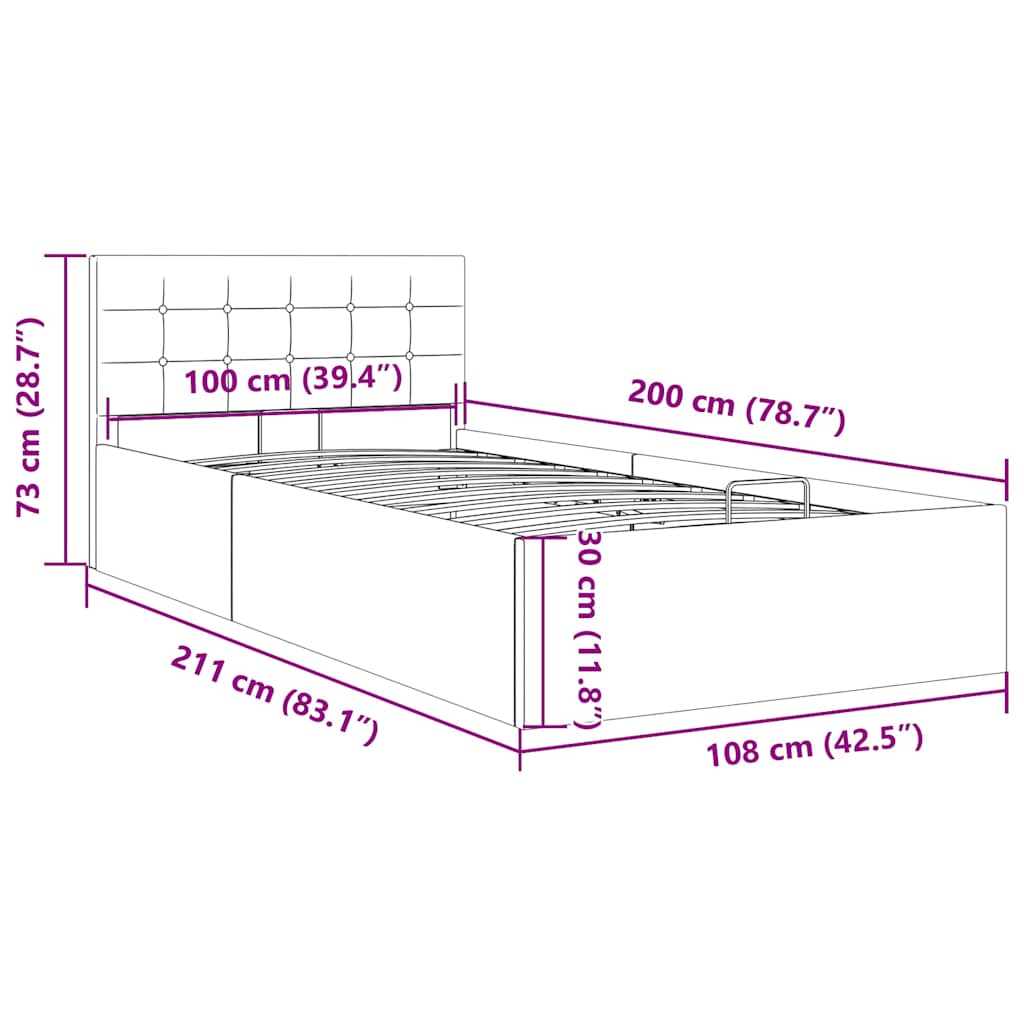 Giroletto Idraulico Contenitore Grigio Scuro Tessuto 100x200cm | homemem39