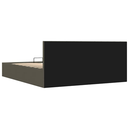 Giroletto con Contenitore  Grigio Scuro in Tessuto 180x200 cm | homemem39