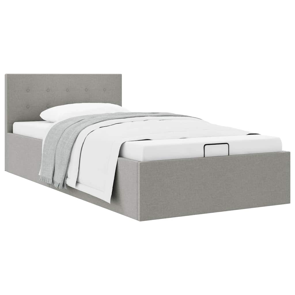 Giroletto Idraulico Contenitore Grigio Chiaro Tessuto 90x200cm | homemem39