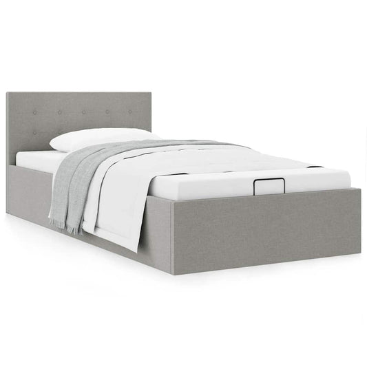 Giroletto Idraulico Contenitore Grigio Chiaro Tessuto 90x200cm | homemem39