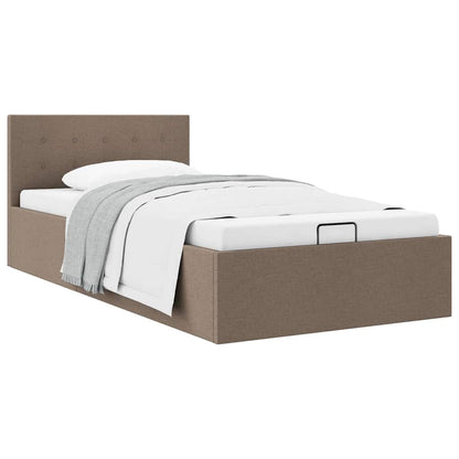Giroletto con Contenitore Grigio Talpa in Tessuto 90x200 cm | homemem39