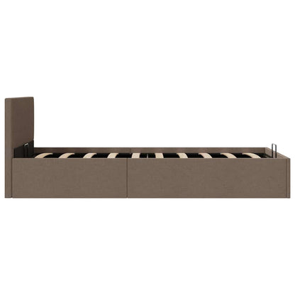 Giroletto con Contenitore Grigio Talpa in Tessuto 90x200 cm | homemem39