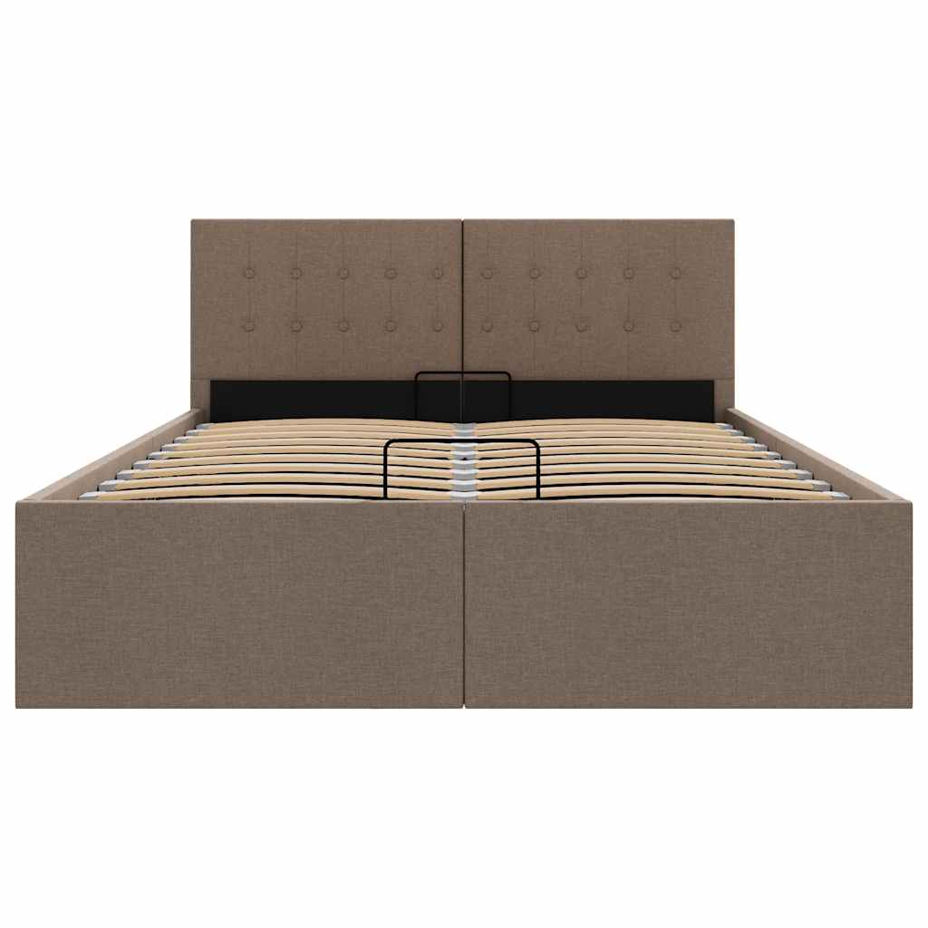 Giroletto con Contenitore Grigio Talpa in Tessuto 120x200 cm | homemem39