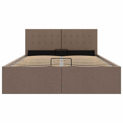 Giroletto con Contenitore Grigio Talpa in Tessuto 140x200 cm | homemem39