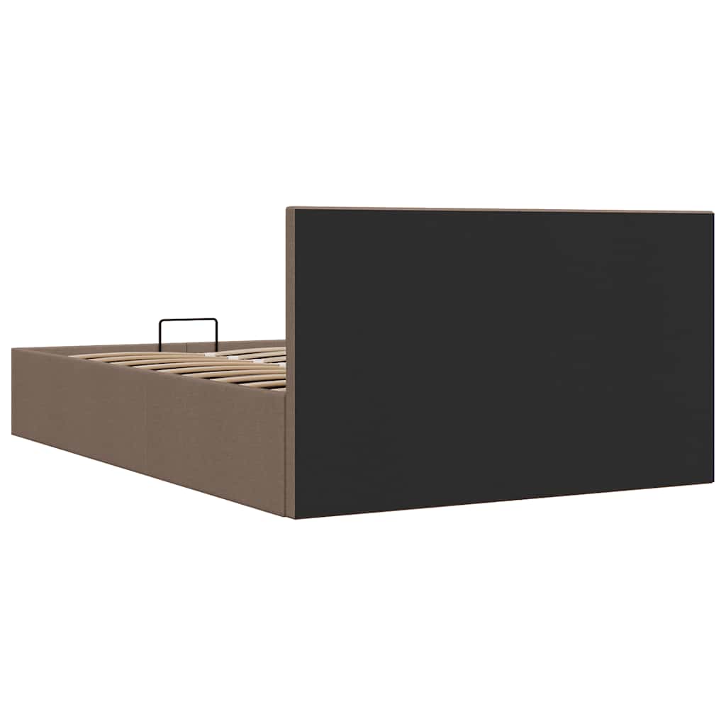 Giroletto con Contenitore Grigio Talpa in Tessuto 140x200 cm | homemem39
