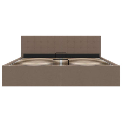 Giroletto con Contenitore Grigio Talpa in Tessuto 160x200 cm | homemem39