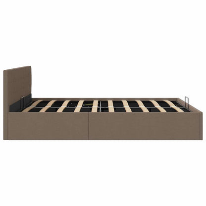 Giroletto con Contenitore Grigio Talpa in Tessuto 160x200 cm | homemem39