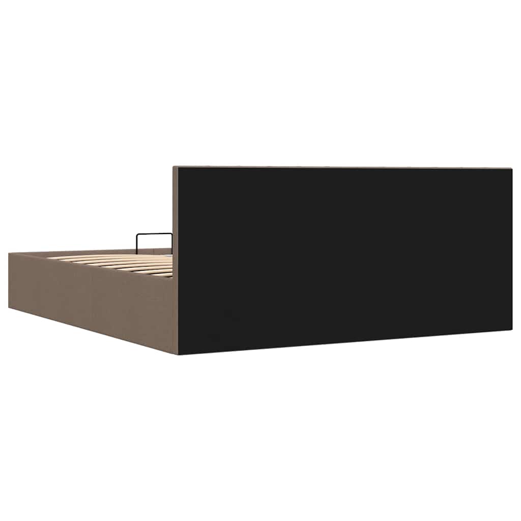 Giroletto con Contenitore Grigio Talpa in Tessuto 160x200 cm | homemem39