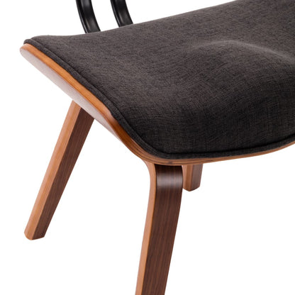 Sedie da Pranzo 4 pz Grigie in Legno Piegato e Similpelle | homemem39