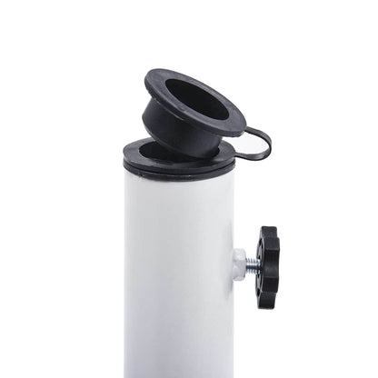 Base Ombrellone Bianca 12 kg 48 cm in Ghisa - homemem39