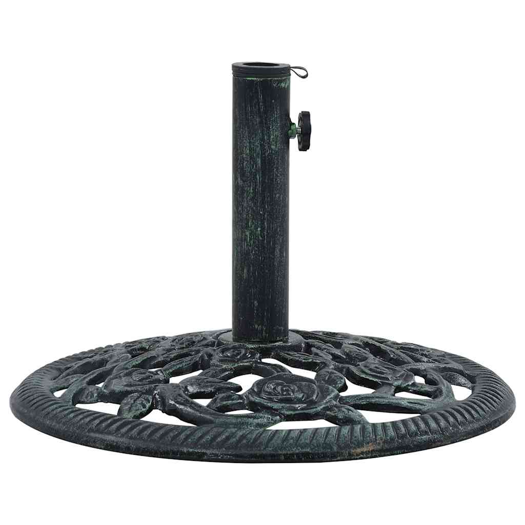Base Ombrellone Verde 9 kg 40 cm in Ghisa - homemem39