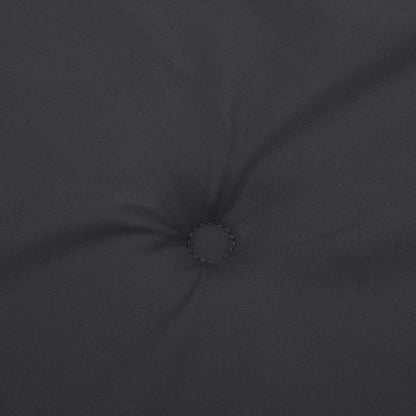 Cuscini per Sedie 2 pz Neri 120x50x3 cm in Tessuto