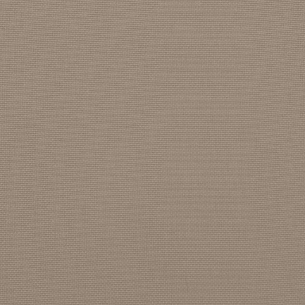 Cuscini per Sedie Alte 4 pz Tortora 120x50x3 cm in Tessuto - homemem39