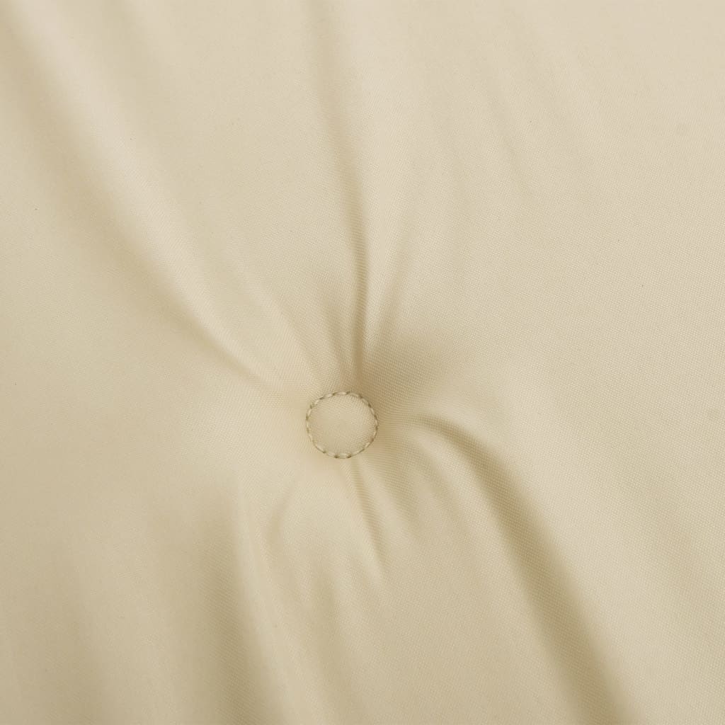 Cuscini per Sedie 2 pz Beige 120x50x3 cm in Tessuto | homemem39