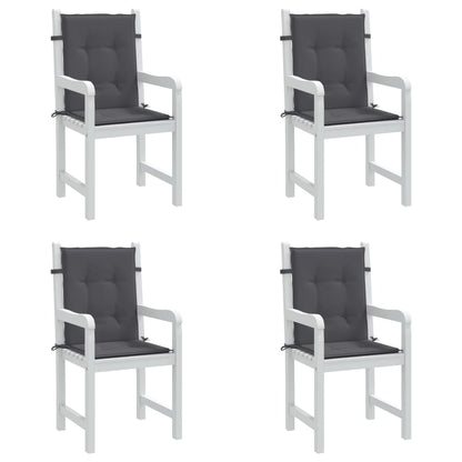 Cuscini per Sedia 4 pz Antracite Tessuto Oxford | homemem39