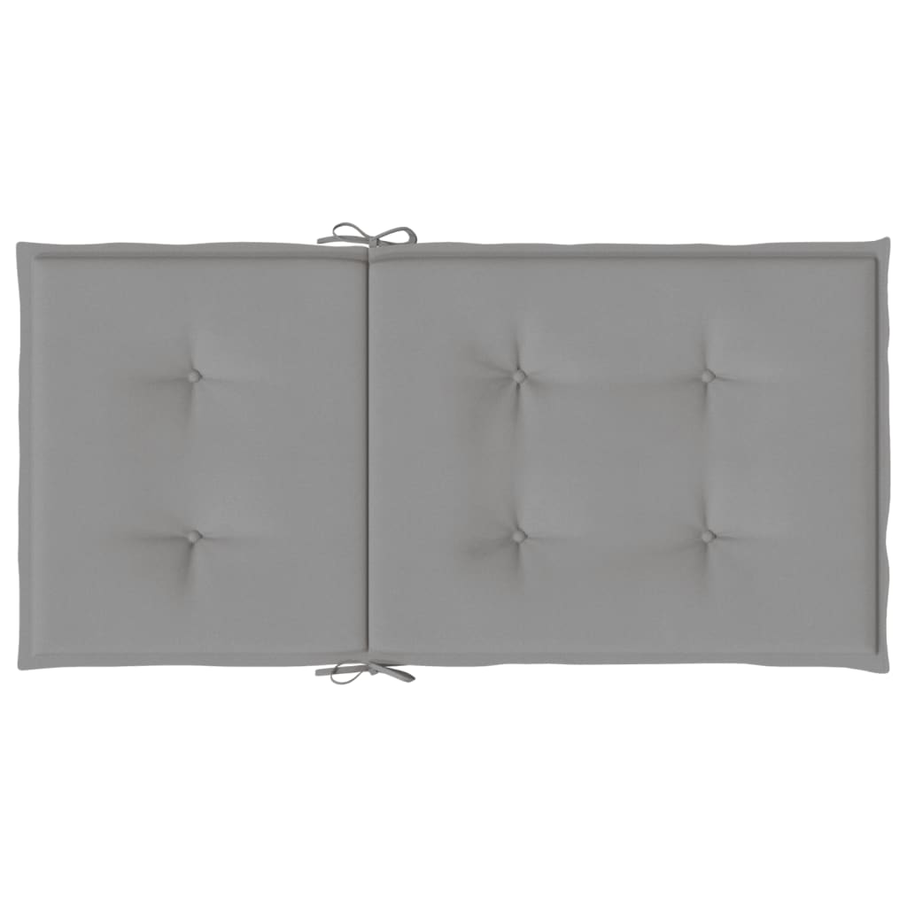 Cuscini per Sedia 4 pz Grigi in Tessuto Oxford - homemem39