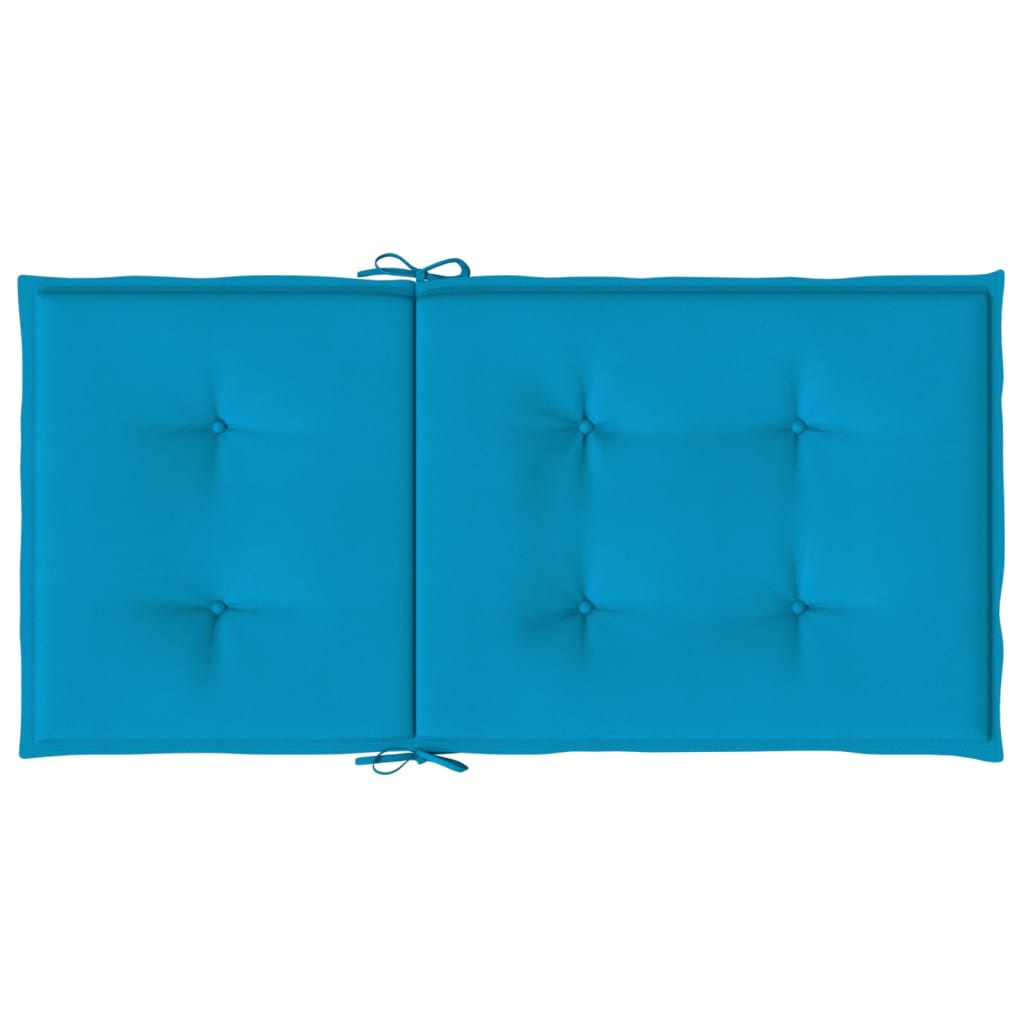 Cuscini per Sedia 4 pz Blu 100x50x3 cm in Tessuto Oxford - homemem39