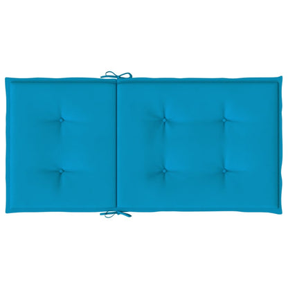 Cuscini per Sedia 4 pz Blu 100x50x3 cm in Tessuto Oxford - homemem39