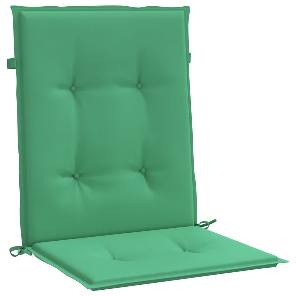 Cuscini per Sedia 2 pz Verdi 100x50x3 cm in Tessuto Oxford | homemem39