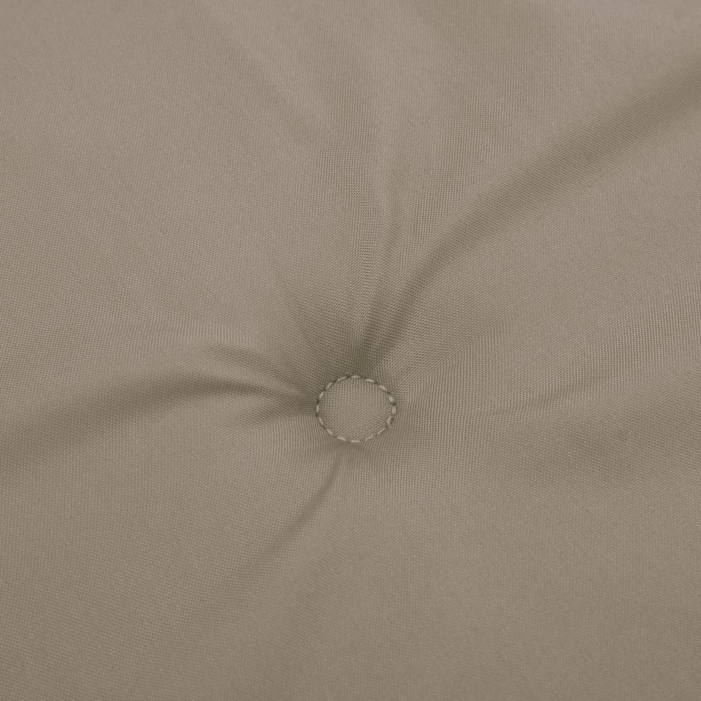 Cuscini per Sedia 2 pz Tortora 100x50x3 cm in Tessuto Oxford | homemem39