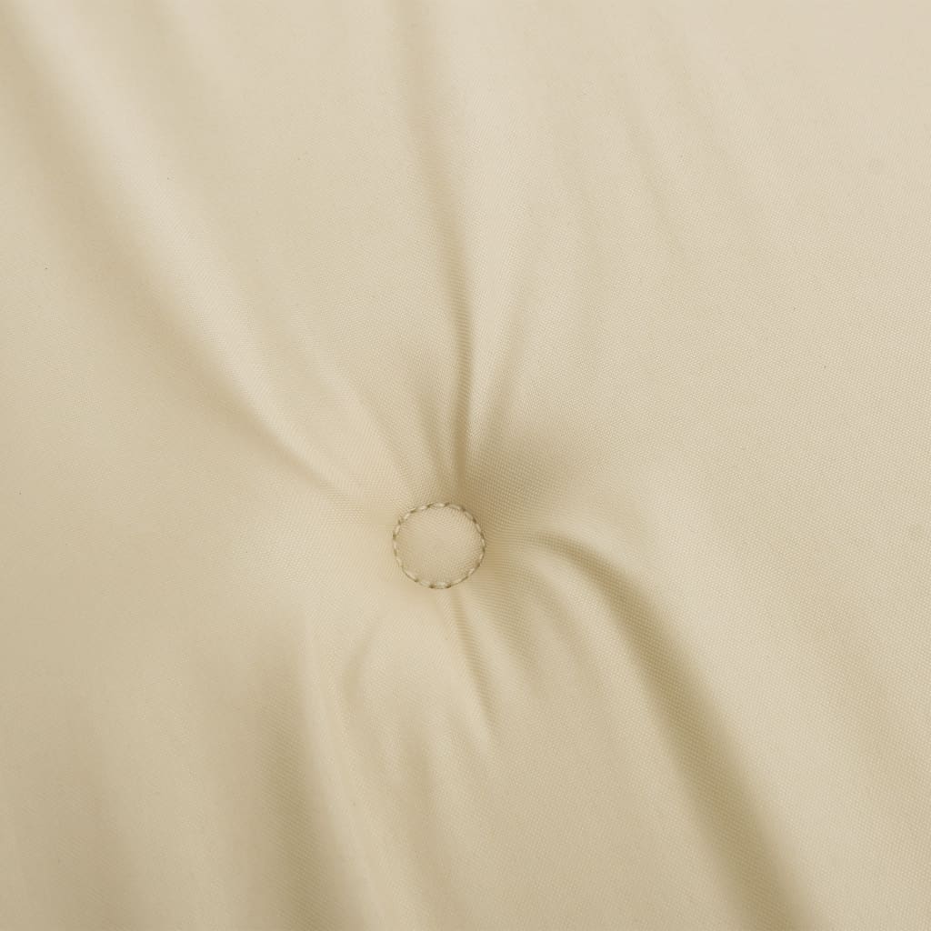 Cuscini per Sedia 2 pz Beige 100x50x3 cm in Tessuto Oxford | homemem39