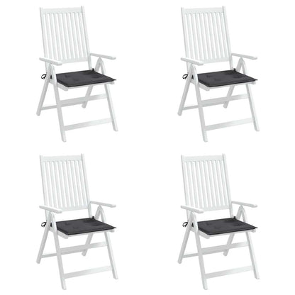 Cuscini per Sedia 4 pz Antracite 40x40x3 cm in Tessuto Oxford | homemem39