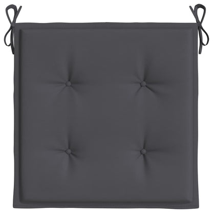 Cuscini per Sedia 4 pz Antracite 40x40x4 cm in Tessuto Oxford | homemem39