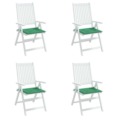 Cuscini per Sedia 4 pz Verdi 40x40x3 cm in Tessuto Oxford | homemem39