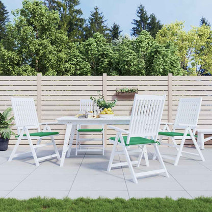 Cuscini per Sedia 4 pz Verdi 40x40x4 cm in Tessuto Oxford